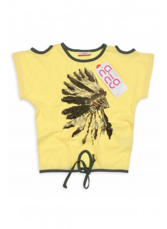 Nanıca Kız Cocuk Bağlamalı Tshırt (4-8 yas) 001-5836-001