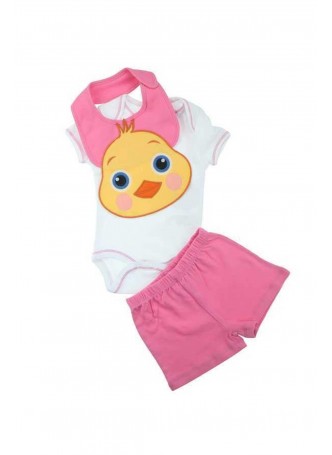 Wonder Kıds Tweet Kız Bebek 3 Parça Set 010-130695-021