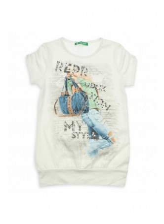 Cichlid Kız Çocuk Tshirt 038-1053-028