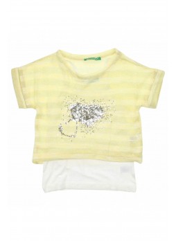 Cichlid Kız Çocuk İkili Tshirt Takım 038-8012-001