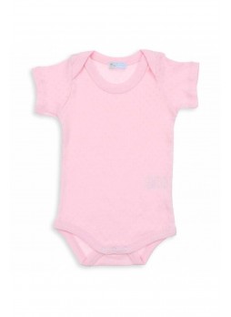 Bambaki Kız Bebek Kısa Kol Çıtçıtlı Bady 013-00021-021