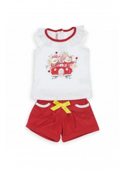 Bambaki Kız Bebek Şortlu Takım 013-01212-002