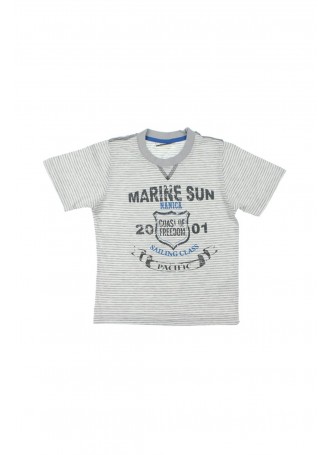 Nanica Erkek Çocuk Çizgili T-Shırt (4-8 Yaş) 0014553011