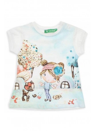Cichlid Kız Bebek Tshirt 038-1040-027