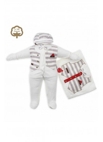 Erkek Bebek Papyonlu 10 lu Hastane Çıkışı 019-3700-024