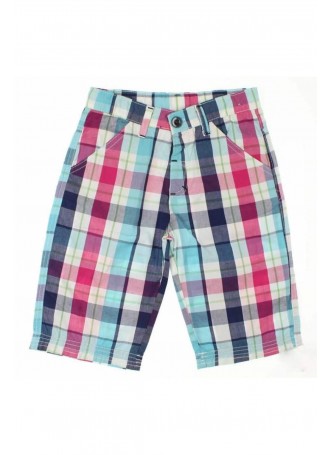 Nanica Erkek Çocuk Ekose Bermuda (4-8 Yaş)  0014950015