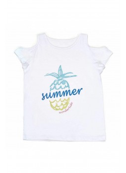 Wonder Kids Kız Çocuk Baskılı Tshirt 010-1702-027