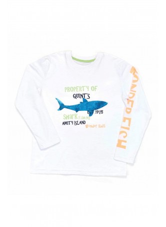 Wonder Kids Erkek Çocuk Baskılı Uzun Kol Tshirt 010-1800-027