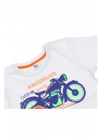 Wonder Kids Erkek Çocuk Baskılı Tshirt 010-1802-027