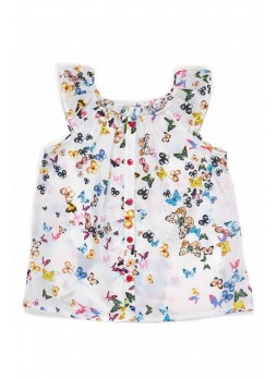 Wonder Kids Kız Bebek Kelebekli Üst 010-1304-027