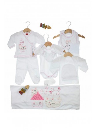 Çikibom Kız Bebek Kedili 11 li Hastane Çıkışı 019-6050-021