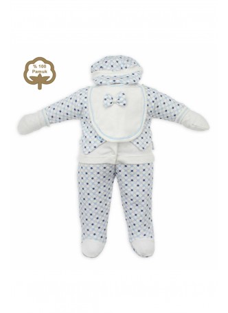 Donino Baby Erkek Bebek 5li Hastane Çıkışı 019-1213-015