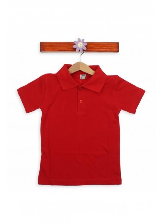 Modakids Kısa Kol Kırmızı Okul Lacos 016-3512-002