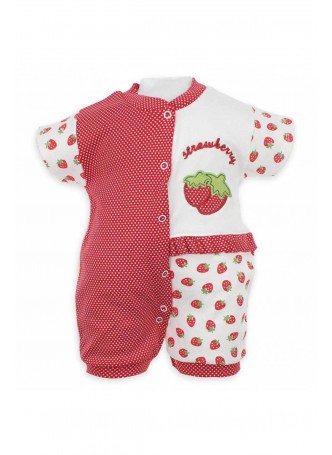 Rimababy Kız Bebek Kısa Kol Tulum 034-196-002