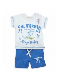 Bambaki Erkek Bebek Californiya Tshirt Takım 013-1209-015