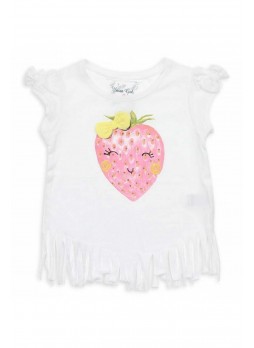 Nk Kids Kız Çocuk Çilekli Tshirt 002-32028-027
