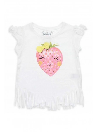 Nk Kids Kız Çocuk Çilekli Tshirt 002-32028-027