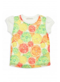 Nk Kids Kız Bebek Limonlu Tshirt 002-31782-028