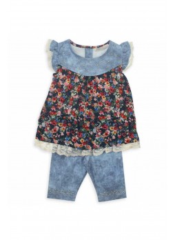 Nk Kids Kız Bebek Robası Kot Takım 002-11764-012