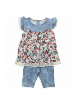 Nk Kids Kız Bebek Robası Kot Takım 002-11764-028