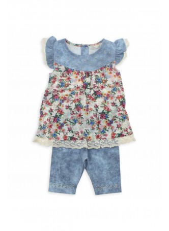 Nk Kids Kız Bebek Robası Kot Takım 002-11764-028