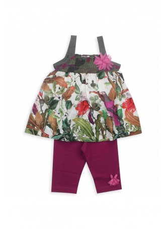 Nk Kids Kız Çocuk Kamuflaj Papağanlı Takım 002-11750-020