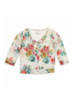 Nk Kids Kız Çocuk Çiçekli Hırka Badi 002-31548-028