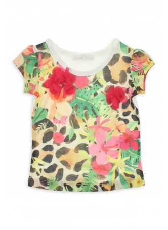 Nk Kids Kız Bebek Leoparlı Tshirt 002-31728-022