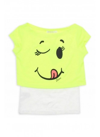 Nk Kids Kız Çocuk Gülen Kız 2li Tshirt Takım 002-31898-017