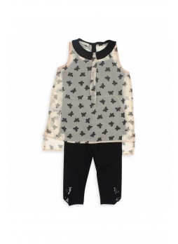Nk Kids Kız Çocuk Kelebek Desenli Takım 002-11738-035