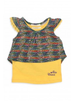 Nk Kids Kız Bebek Prenses Leoparlı 2 li Tshirt Takım 002-31830-001