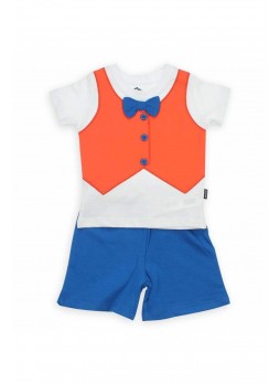 Wonder Kids Erkek Bebek Şort Takım 010-2823-027