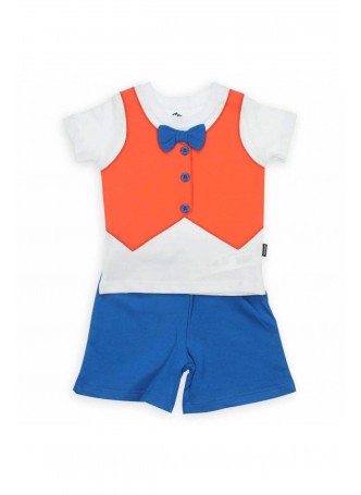 Wonder Kids Erkek Bebek Şort Takım 010-2823-027