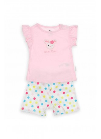 Wonder Kids Kız Bebek Şort Takım 010-2736-021