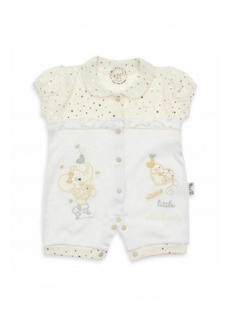 Modakids Kız Bebek Kısa Kol Tulum 019-436-028