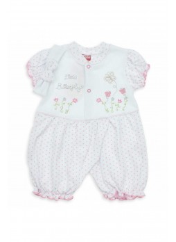 Çikibom Kız Bebek Kelebekli Tulum 019-720-021
