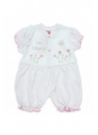 Çikibom Kız Bebek Kelebekli Tulum 019-720-021