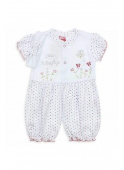 Çikibom Kız Bebek Kelebekli Tulum 019-720-027