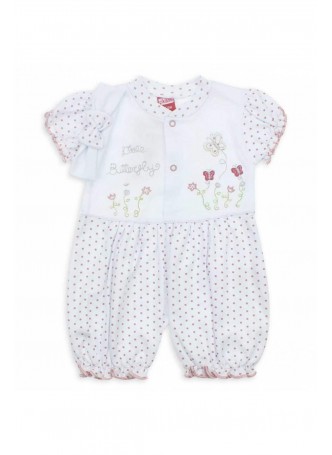 Çikibom Kız Bebek Kelebekli Tulum 019-720-027