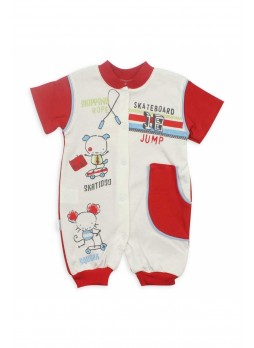 Donino Baby Erkek Bebek Kısa Kol Tulum 019-200-002