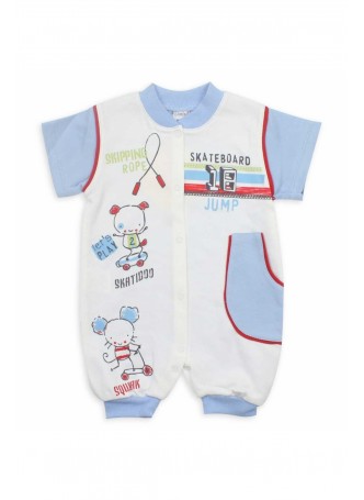 Donino Baby Erkek Bebek Kısa Kol Tulum 019-200-015