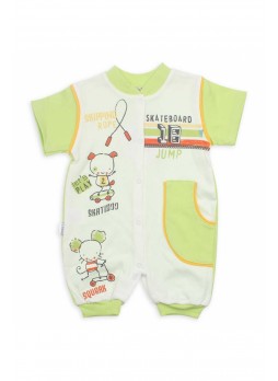 Donino Baby Erkek Bebek Kısa Kol Tulum 019-200-017
