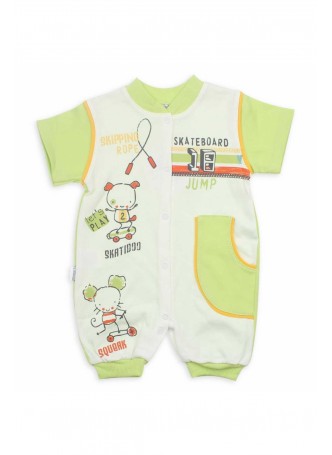 Donino Baby Erkek Bebek Kısa Kol Tulum 019-200-017