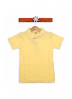 Modakids Kısa Kol Sarı Okul Lacos 016-3512-001