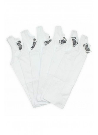 Gümüş İç Giyim 6'lı Erkek Çocuk Askılı Atlet 040-3021-027