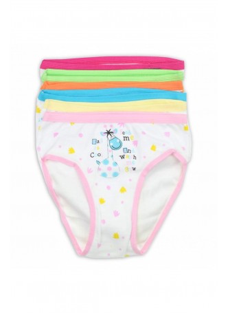 Gümüş İç Giyim 6 lı Kız Çocuk Külot 040-3037-017