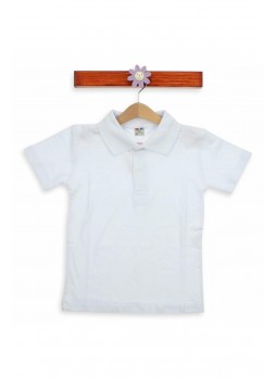 Modakids Kısa Kol Beyaz Okul Lacos  016-3512-027