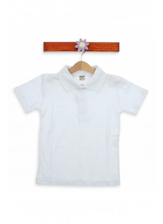 Modakids Kısa Kol Beyaz Okul Lacos  016-3512-027