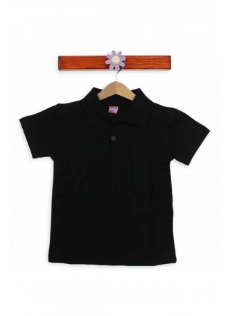 Modakids Kısa Kol Siyah Okul Lacos  016-3512-038