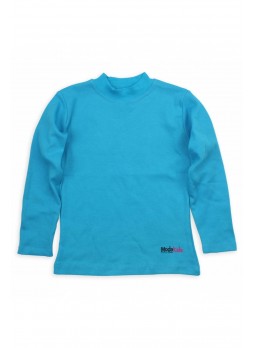 Modakids Yarım Balıkçı Yaka Turkuaz Badi 019-2015-037